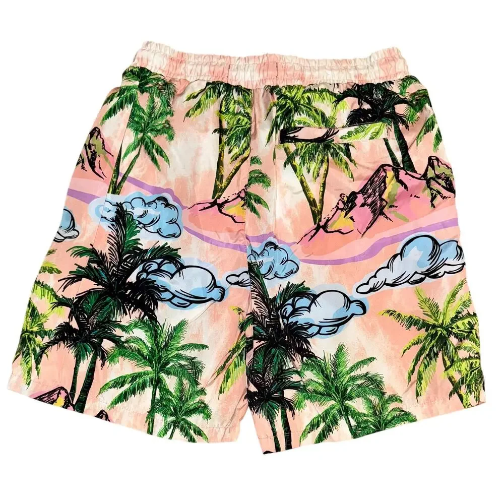 Rebel Minds Men's Island Board Short Summer Swim Trunks vacaycore SZ Medium